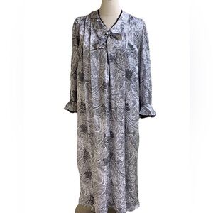 Christian Dior Loungewear Vtg Kaftan L Robe Dressing Gown Old Money Hollywood